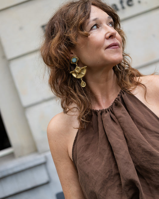 Yvette vintage oorbellen