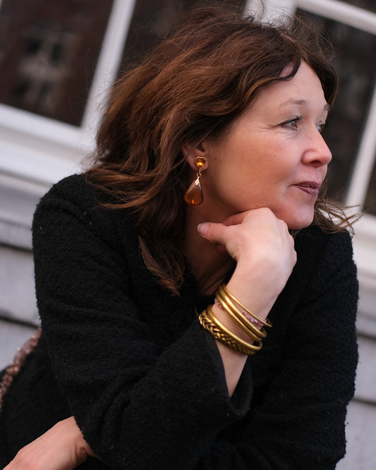 Fiorella vintage oorbellen