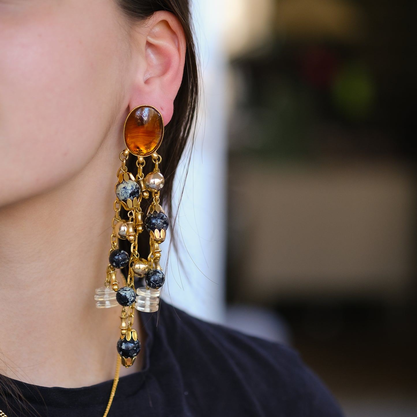 Benedetta vintage oorbellen