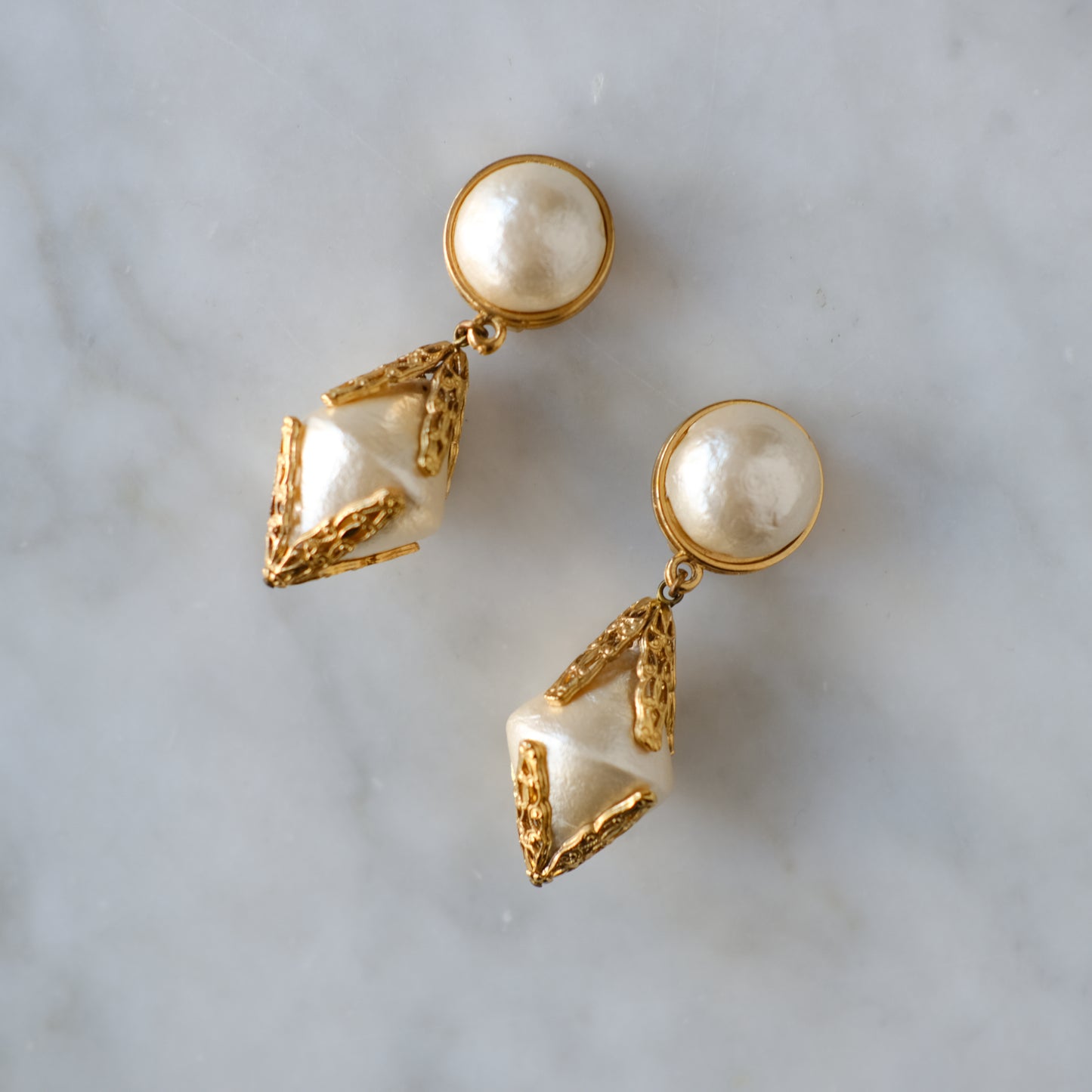 Lorenza vintage oorbellen