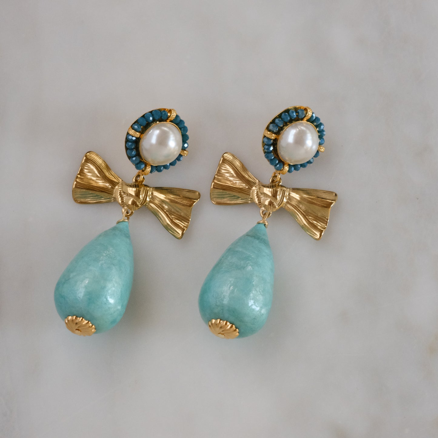 Iris earrings