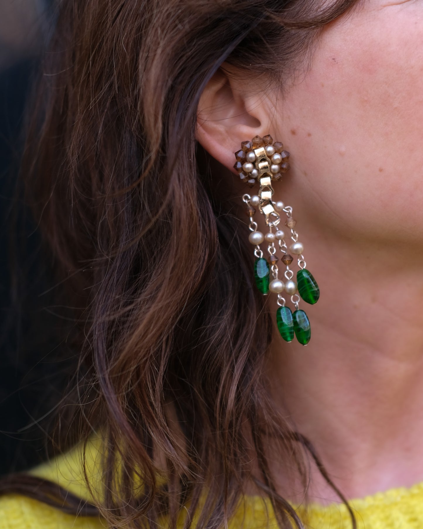 Élodie vintage oorbellen