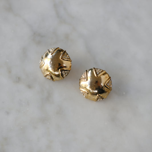 Claudine vintage oorbellen