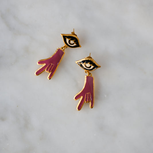Caprice vintage oorbellen