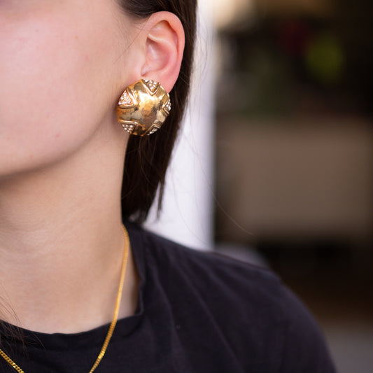 Claudine vintage oorbellen