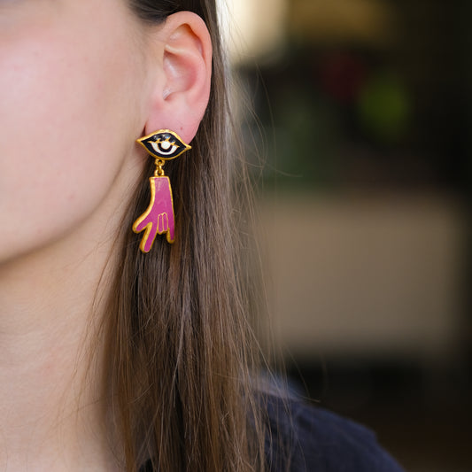 Caprice vintage oorbellen
