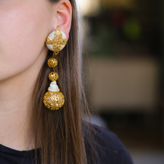 Giuliana vintage oorbellen
