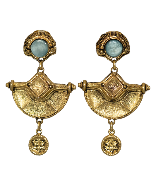 Yvette vintage oorbellen
