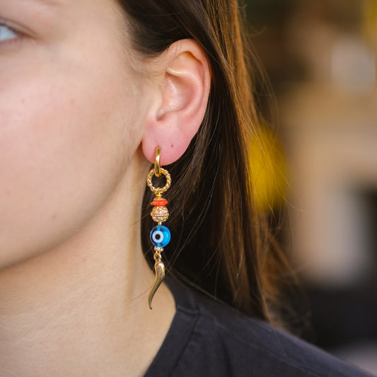 Flower earrings