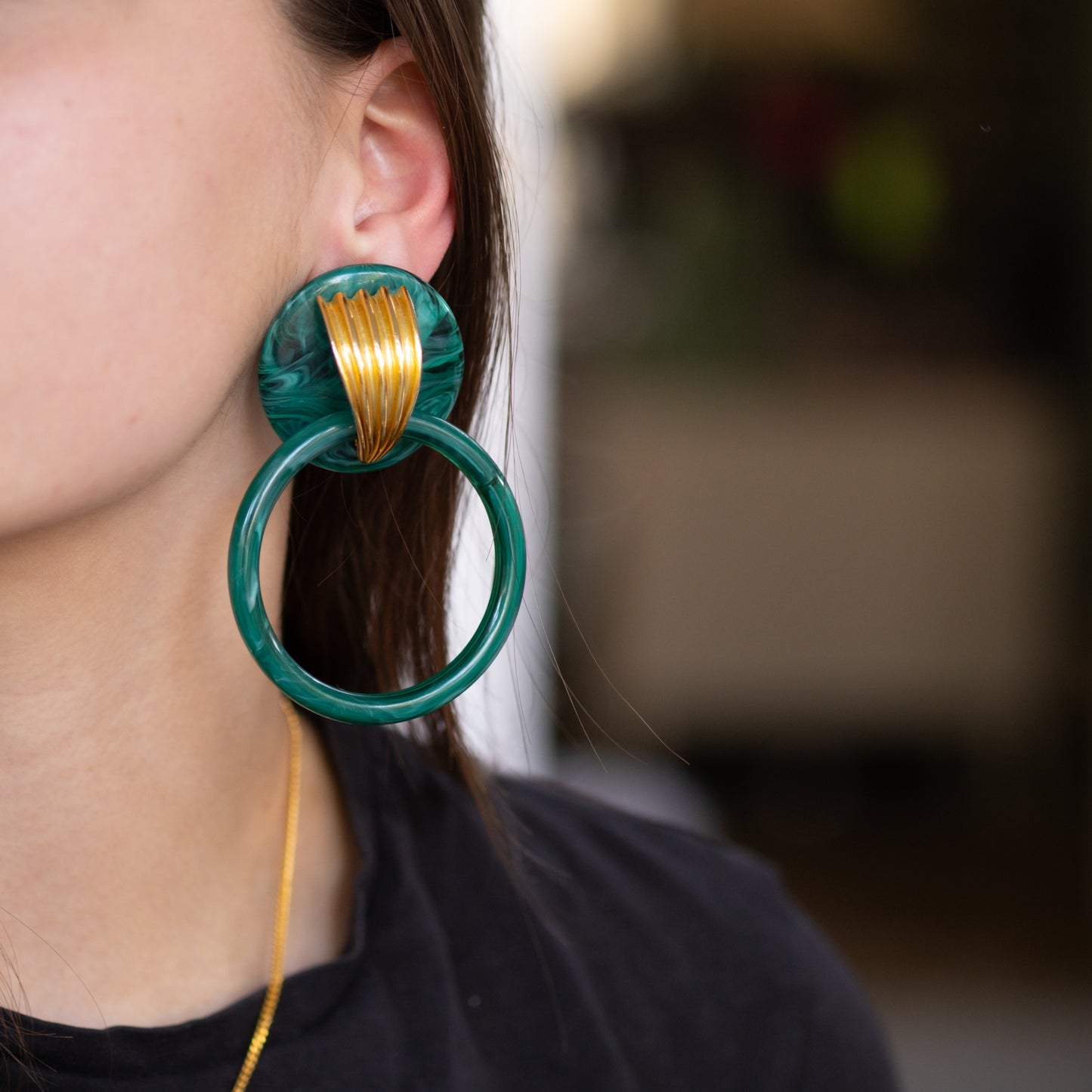 Donatella vintage oorbellen