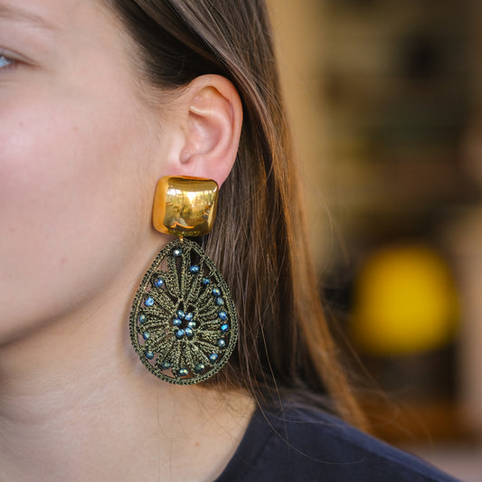 Emerald earrings