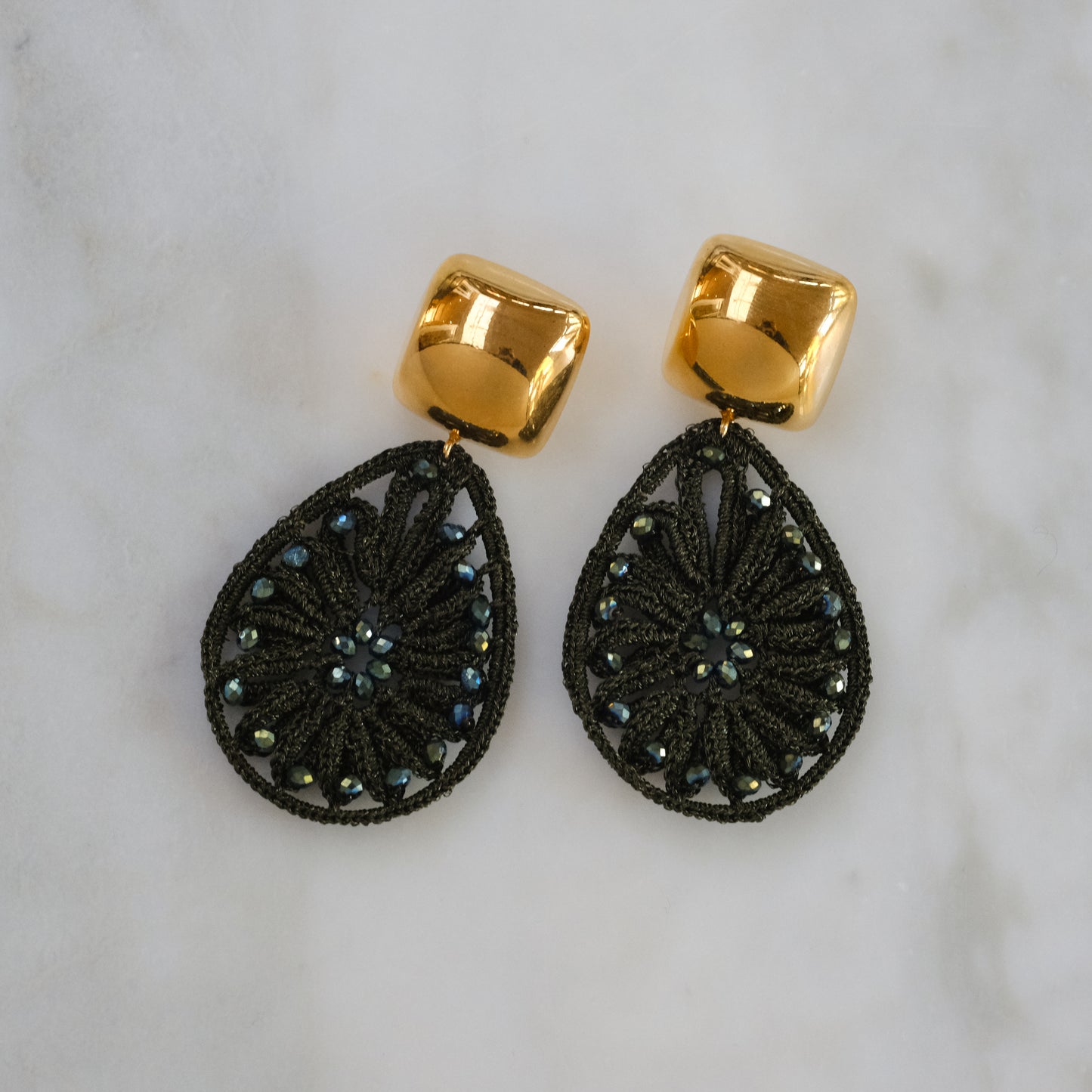 Emerald earrings