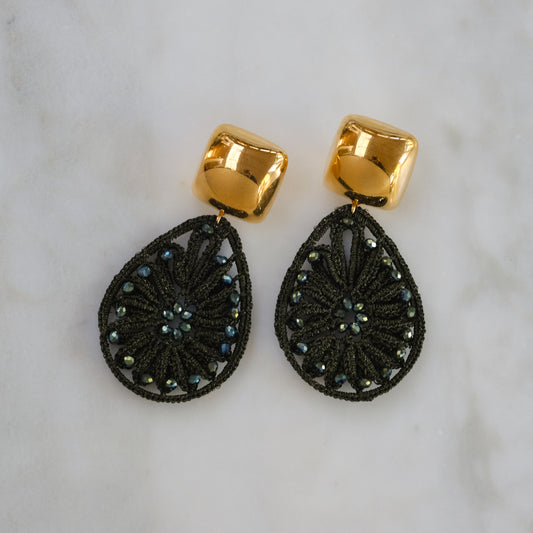 Emerald earrings