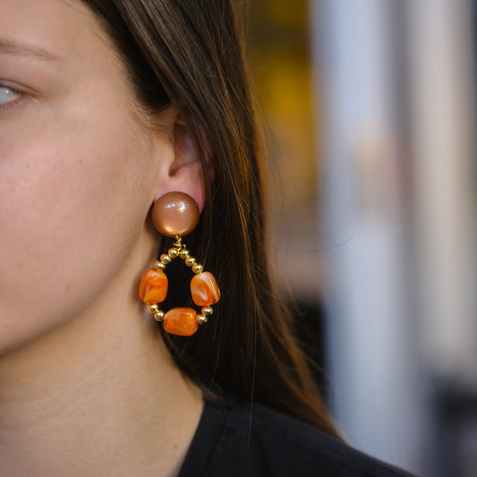 Coralie earrings