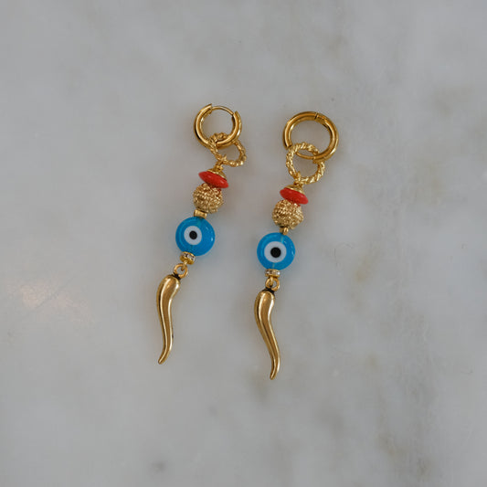 Flower earrings